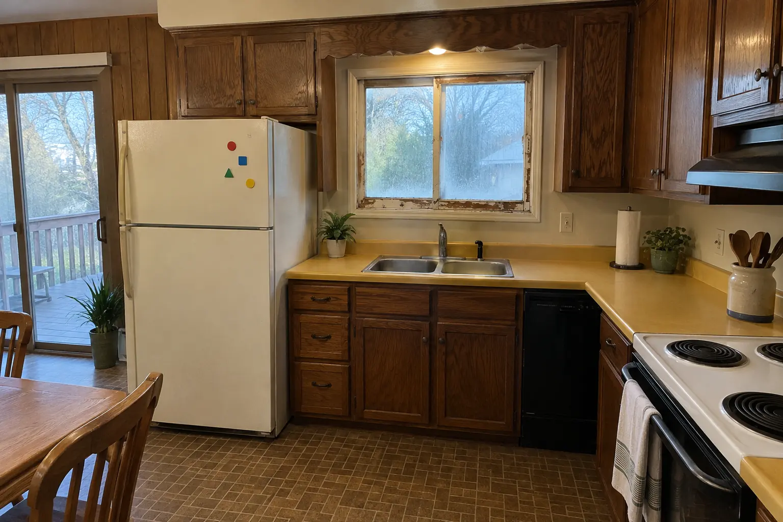 Kitchen Window Replacement project in Hoffman Estates, before