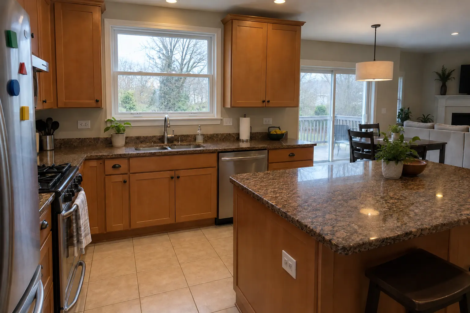 Kitchen Window Replacement in a 2000s new construction — after