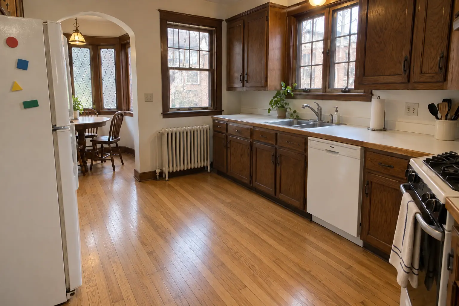 Hardwood Floor Repair & Refinishing project near Berwyn, after